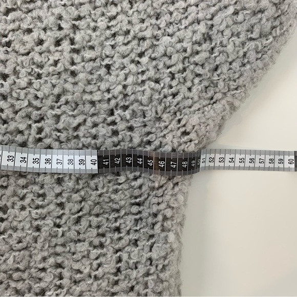 Cop. Copine Lavigne Knit Sweater Wool Blend Gray Sz Small Lagenlook Boxy Y2K - Picture 8 of 10